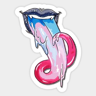 Vampire Fangs Sticker